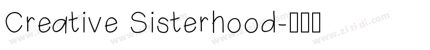 Creative Sisterhood字体转换